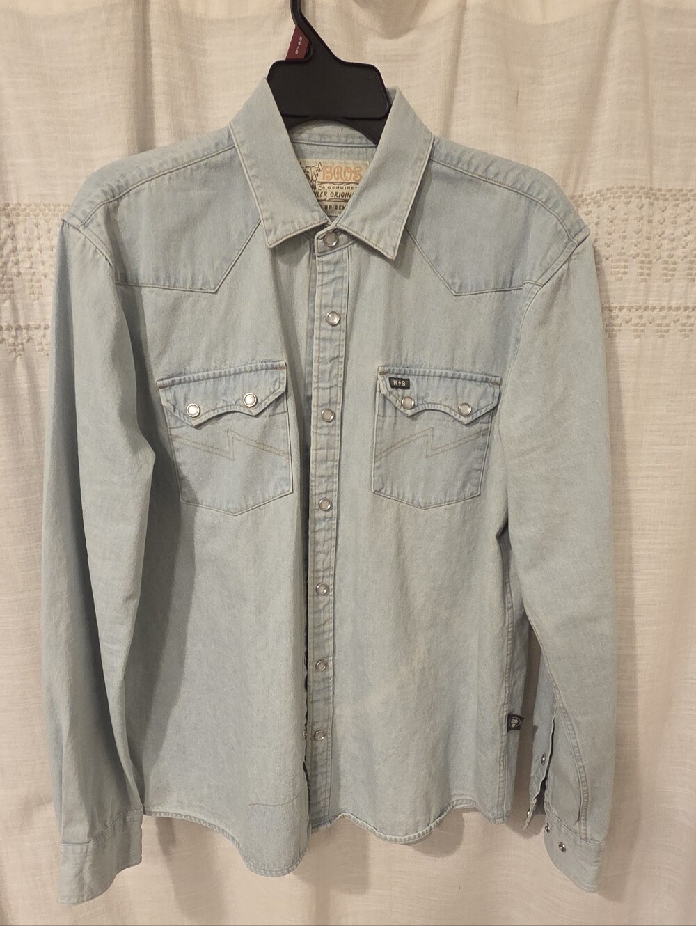 Howler Brothers MediumLight Blue Denim Western Shirt Jacket